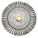 WIRE WHEEL BRUSH, STAINLESS STEEL STRINGER BEAD, 6 IN DIAMETER X 3/16 IN W, 5/8