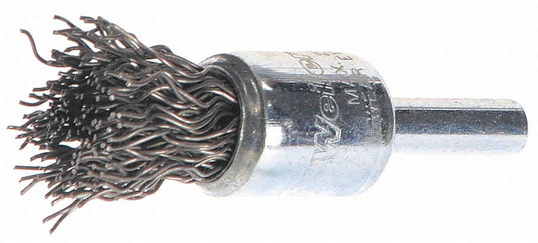 Crimped Wire End Brush Carbon Steel