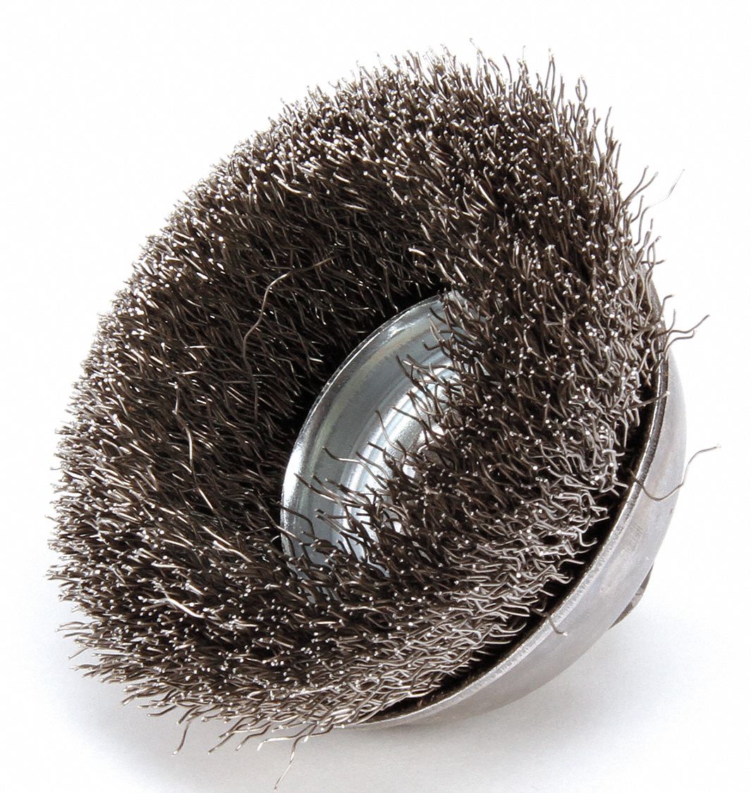 Crimped Wire Cup Brush 3-1/2 In.