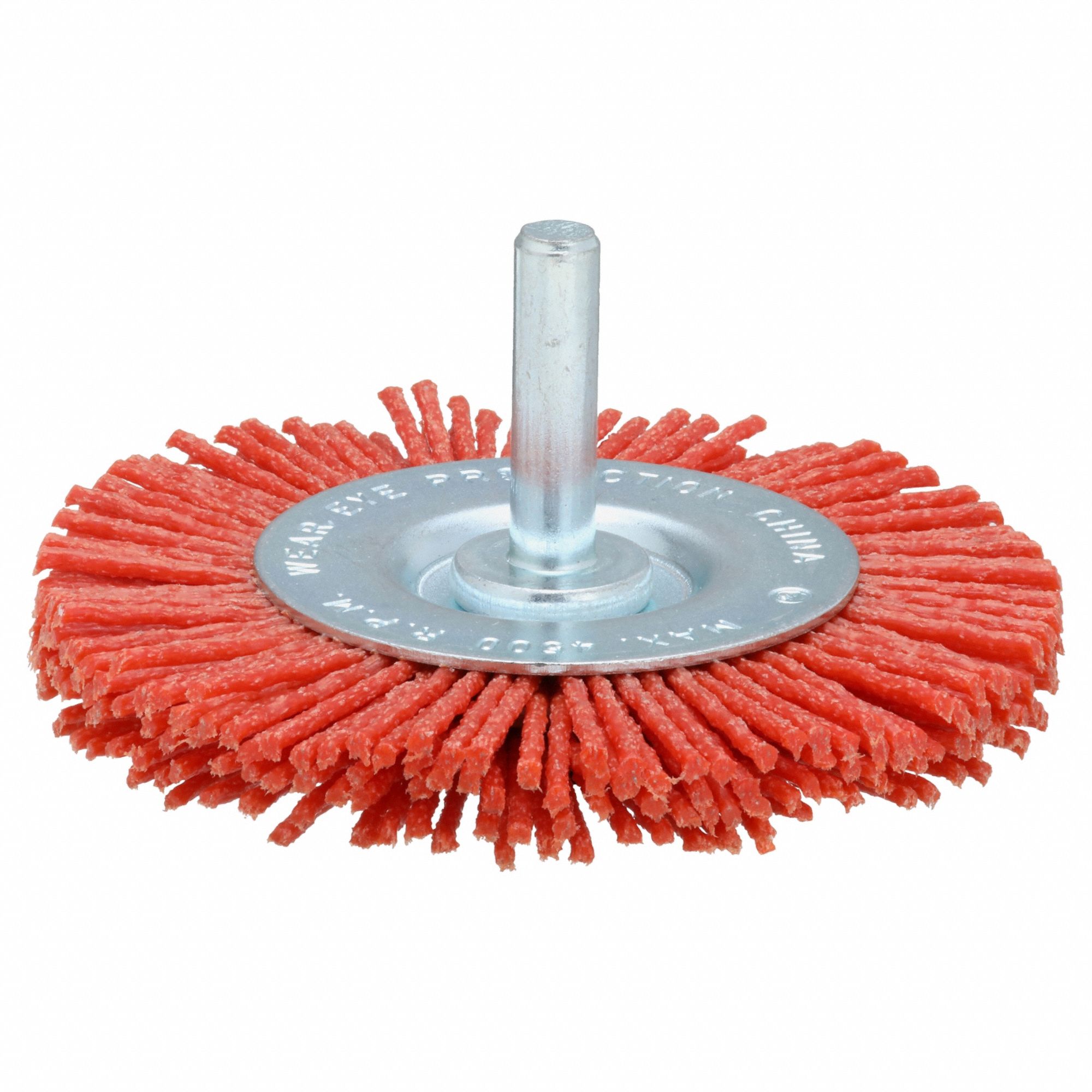 thumbnail image 2 of Weiler 94043 Wire Wheel Brush – 4-1/2 Inch, 3/16" Stringer Bead Twist Knot Wire, Professional 2 of 5