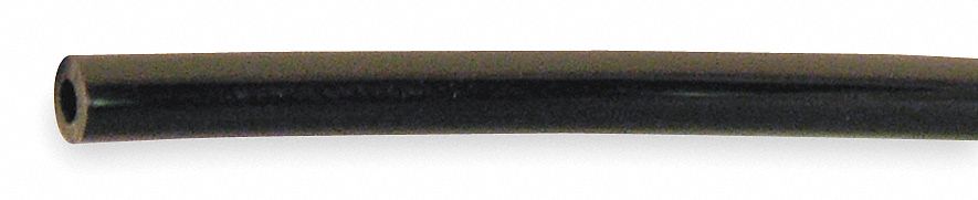 GRAINGER APPROVED PE08MABK Tubing,8mm OD,100 Ft L,Black 