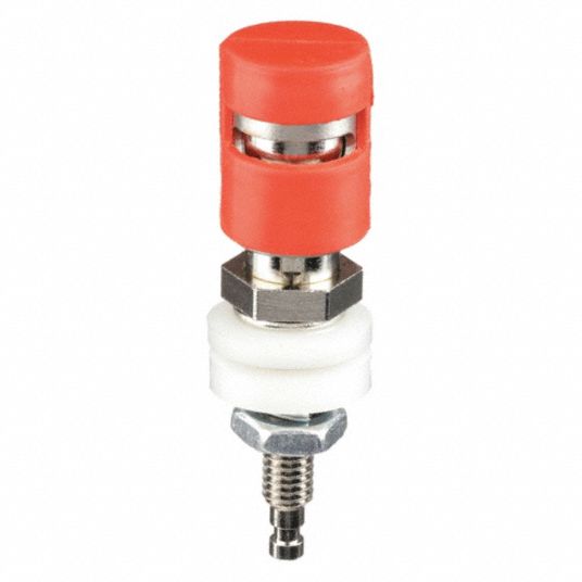 Spring-Loaded Binding Post, Hand Held Voltage 33V AC/70V DC, 15, Nickel ...