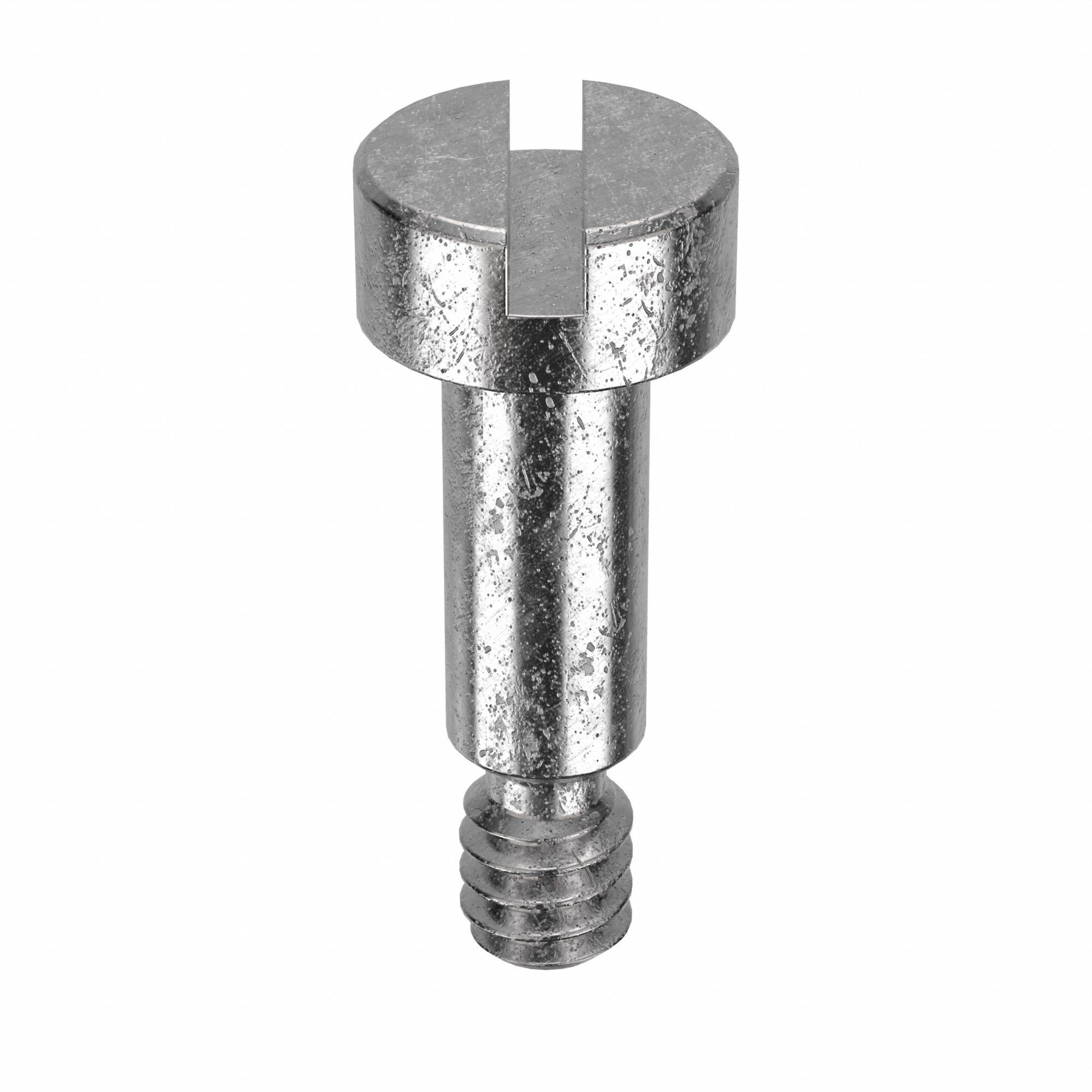 Shoulder Screw: Locking Precision, 6-32 Thr Size, 3/16 in Thr Lg, 3/8 in Shoulder Lg, Std, 5 PK