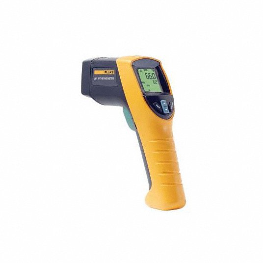 Infrared Thermometer: -40° to 1022°, 1 in @ 12 in Focus, Adj 0.30, 0.70, 0.95, Single Dot