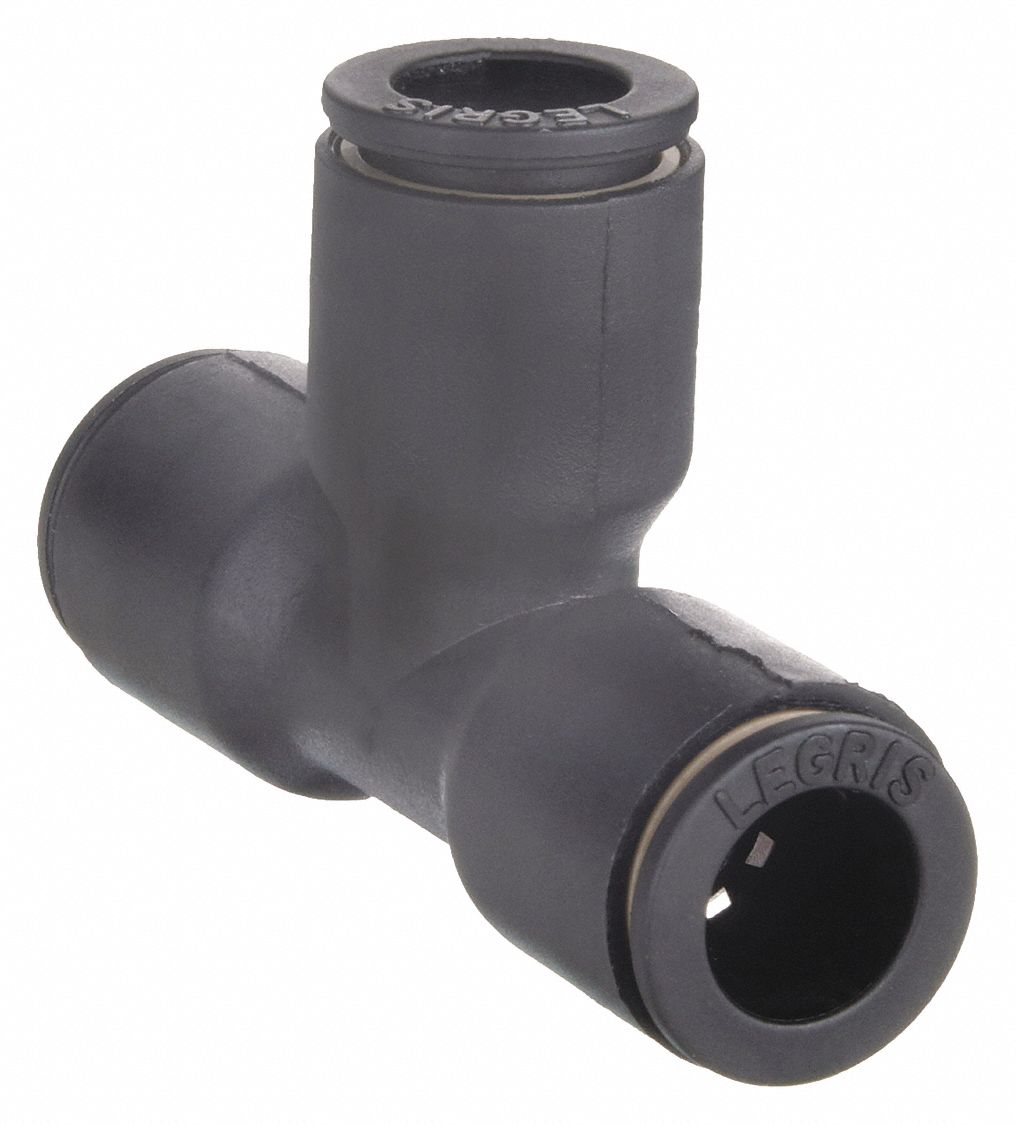 UNION TEE: NYLON, PUSH-TO-CONNECT X PUSH-TO-CONNECT X PUSH-TO-CONNECT, IMPERIAL, 10 PK