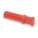 PLUG: POLYMER, TUBE STEM, FOR ¼ IN TUBE OD, RED, 1 7/16 IN OVERALL LG, 10 PK