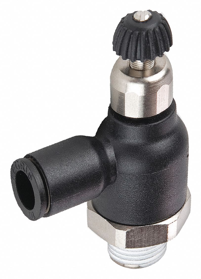 FLOW CONTROL VALVE,8MM PTC,1/4" BSPP