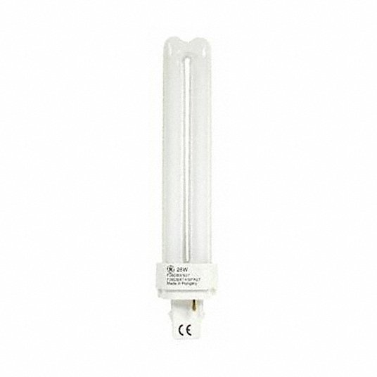 Ge Cur Plug In Cfl Bulb T4 2 Pin, 18 Fluorescent Light Fixture Plug In