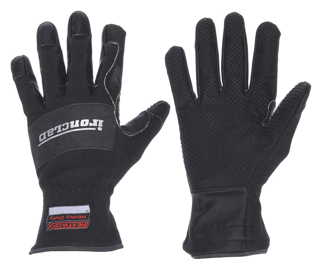 Ironclad HW6X-05-XL Heatworx Heavy Duty Gloves, Black/Grey, X-Large