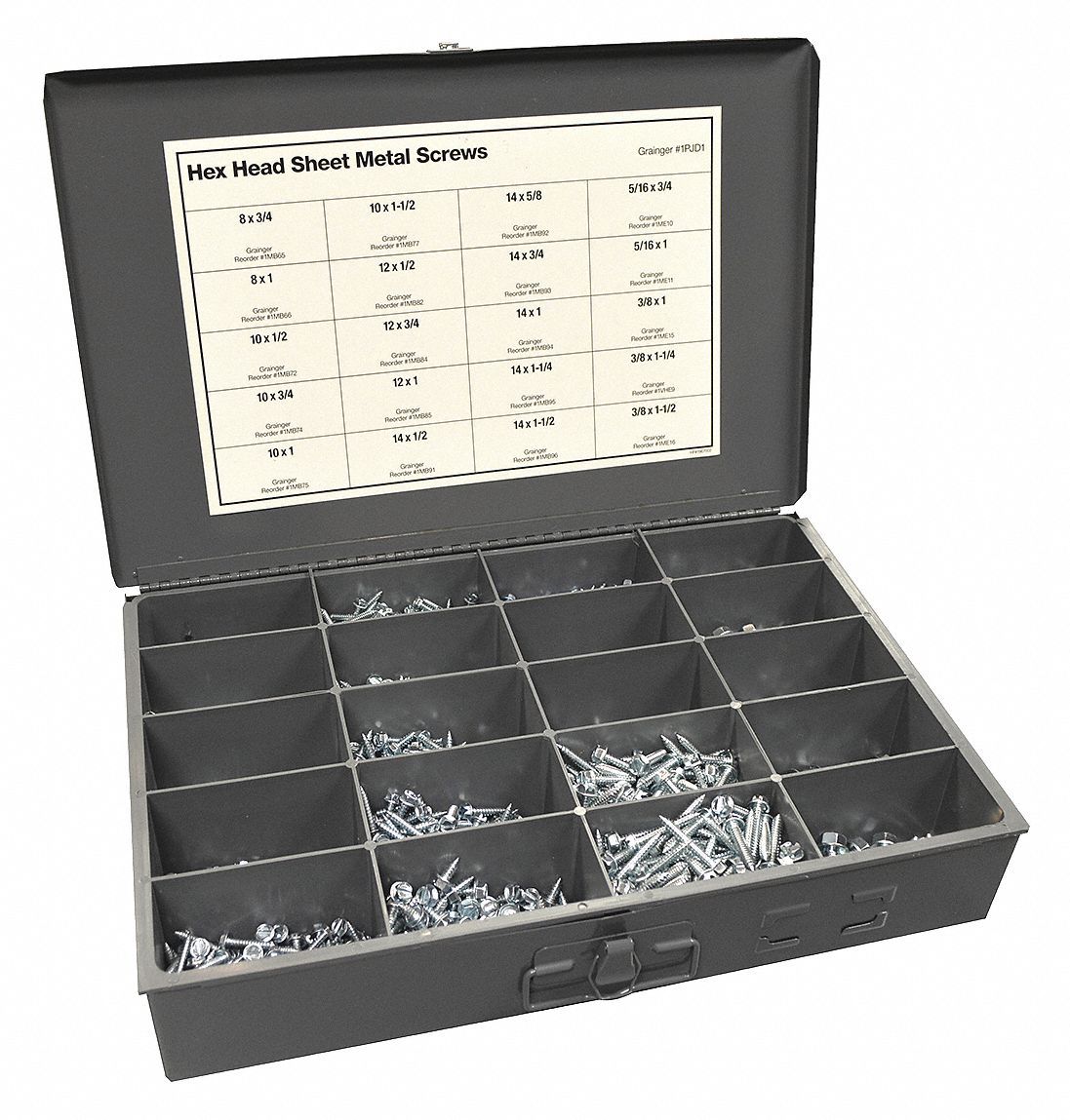 GRAINGER APPROVED Sheet Metal Screw Assortment 1PJD41PJD4 Grainger