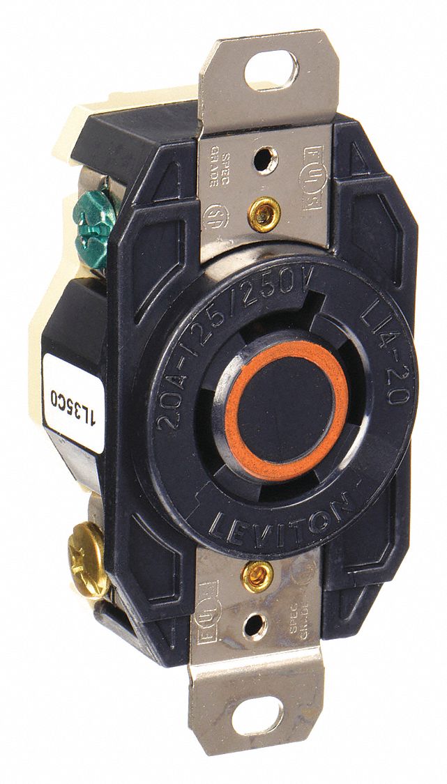 PRISE VERROUILL 4V 3P 20A 250V