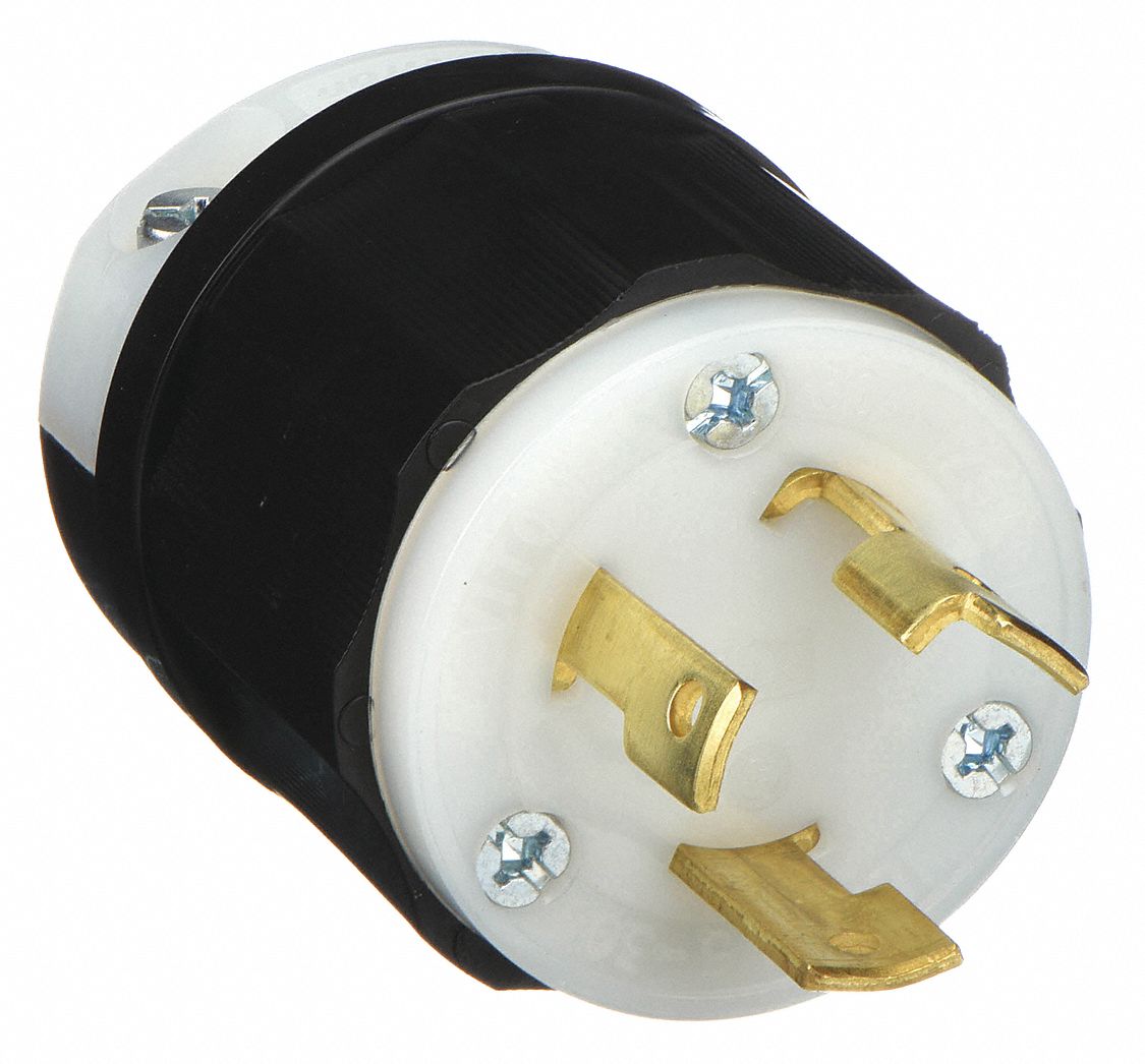 PLUG LOCKING 3W 2P 30A 125V