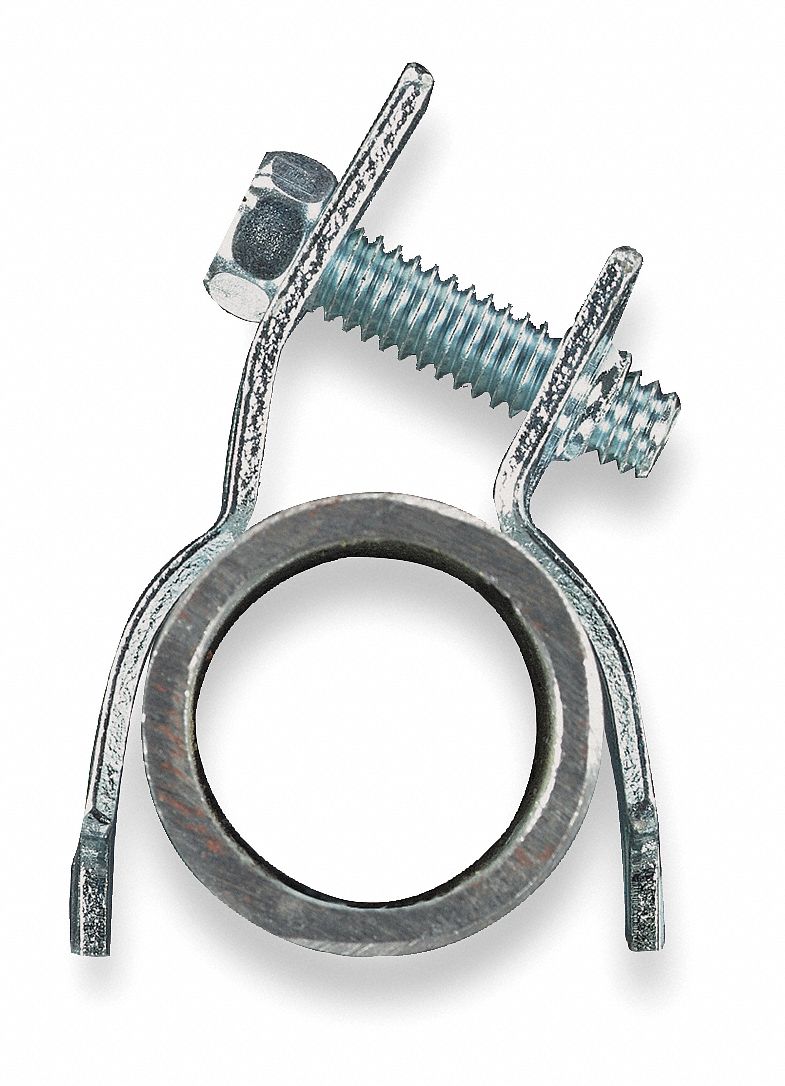Angler Conduit Clamp: Steel, Electroplated, 2 in Conduit Trade Size