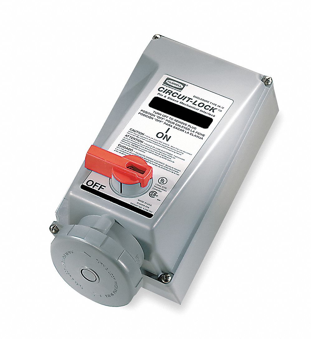 HUBBELL WIRING DEVICEKELLEMS Mechanical Interlock Device Three Phase