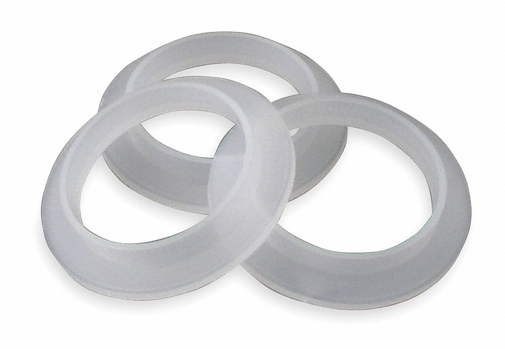 GRAINGER APPROVED Tailpiece Washer, For Use With Slip Nut, PK 10