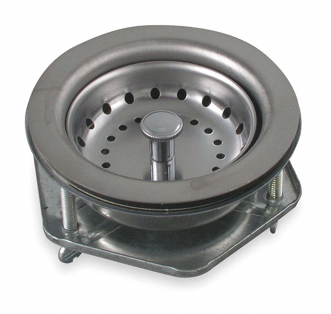 Sink Strainer,Pipe Dia 3 1/2 To 4 In Grainger