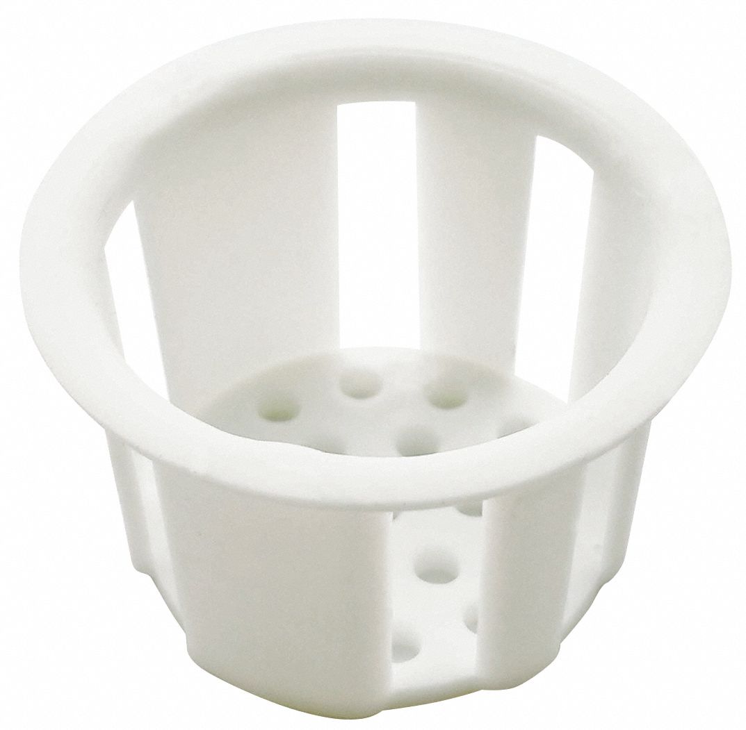 GRAINGER APPROVED Plastic Round Drain Strainers, 1 in Pipe Dia., 2 3/4