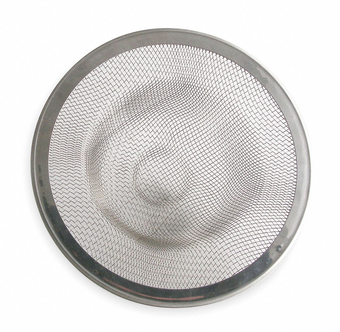 GRAINGER APPROVED Stainless Steel Round Drain Strainers, 3 1/2 in