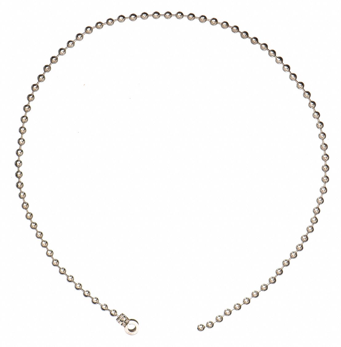 STOPPER CHAIN, FOR SINK STOPPERS, NICKEL PLATED BRASS, 15 IN, 5 PK