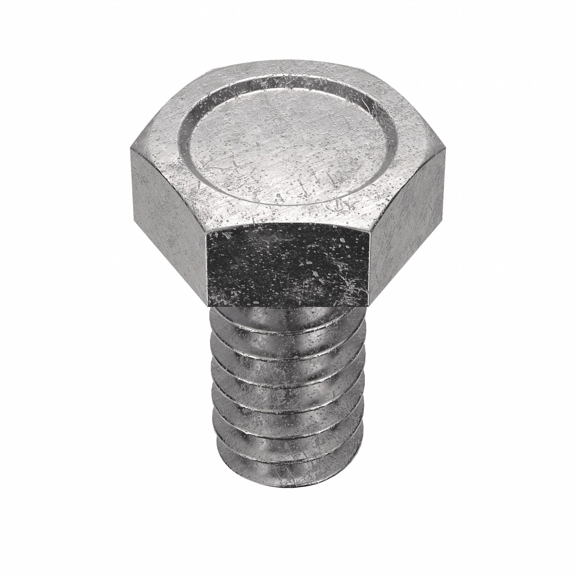 Machine Screw: #10-24 Thread Size, 3/8 in Lg, 18-8, Stainless Steel, Plain, Hex, 100 PK