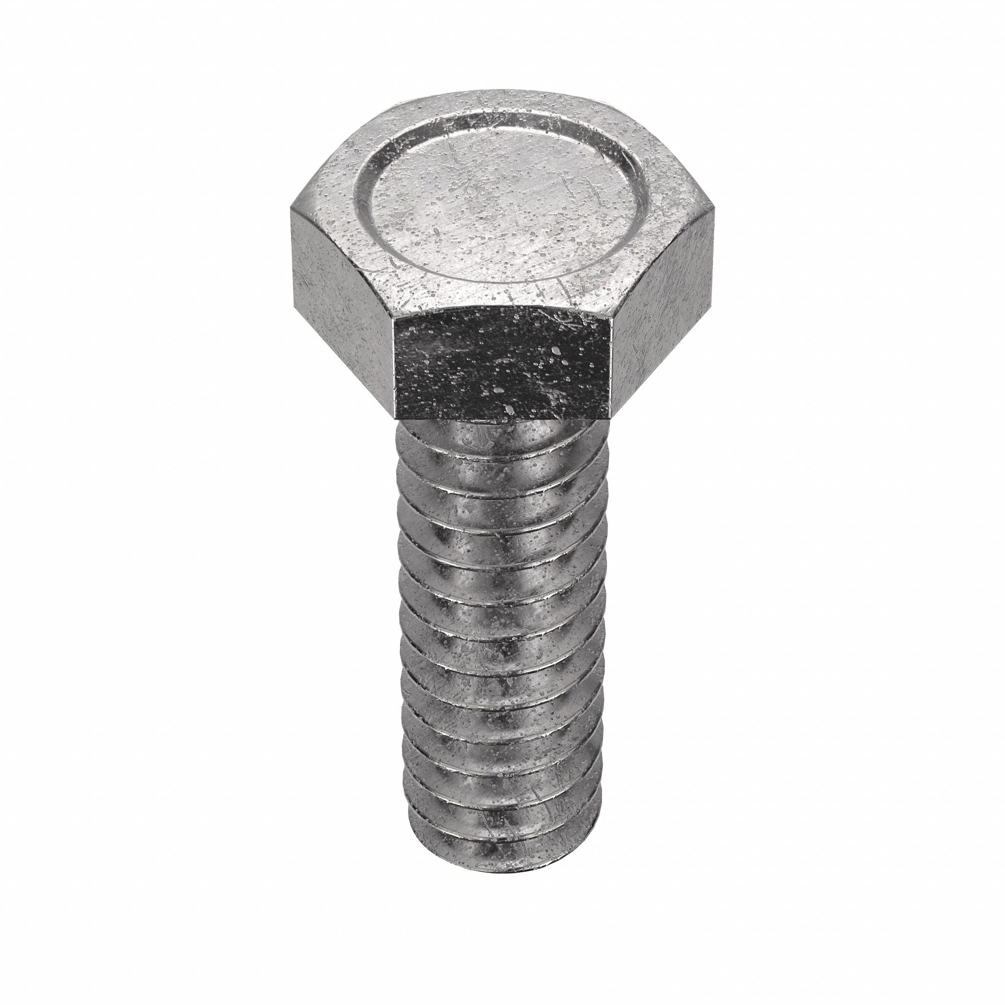 Machine Screw: #10-24 Thread Size, 5/8 in Lg, Stainless Steel, Plain, Hex, External Hex, 100 PK