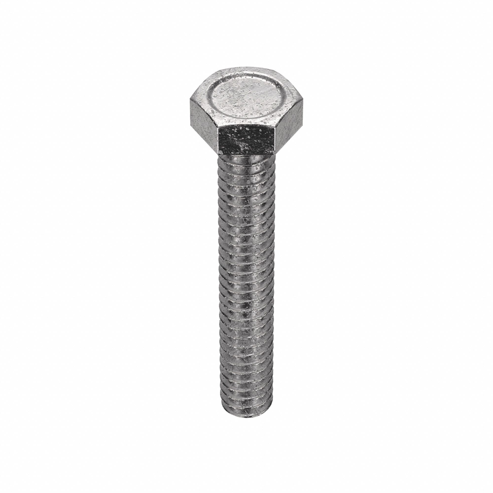 Machine Screw: #10-24 Thread Size, 1 1/4 in Lg, Stainless Steel, Plain, Hex, External Hex, 50 PK