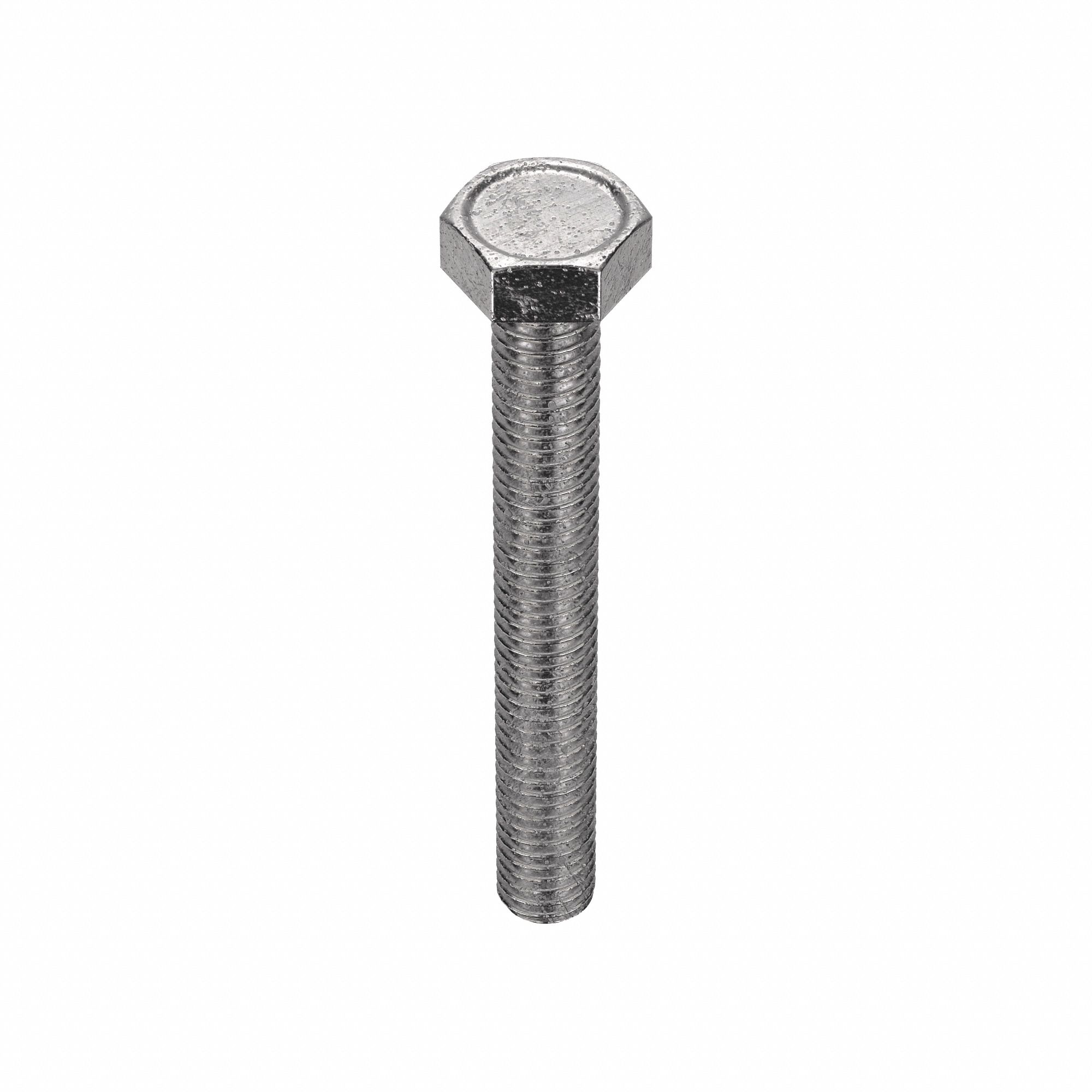 Machine Screw: #10-24 Thread Size, 1 1/2 in Lg, Stainless Steel, Plain, Hex, External Hex, 50 PK