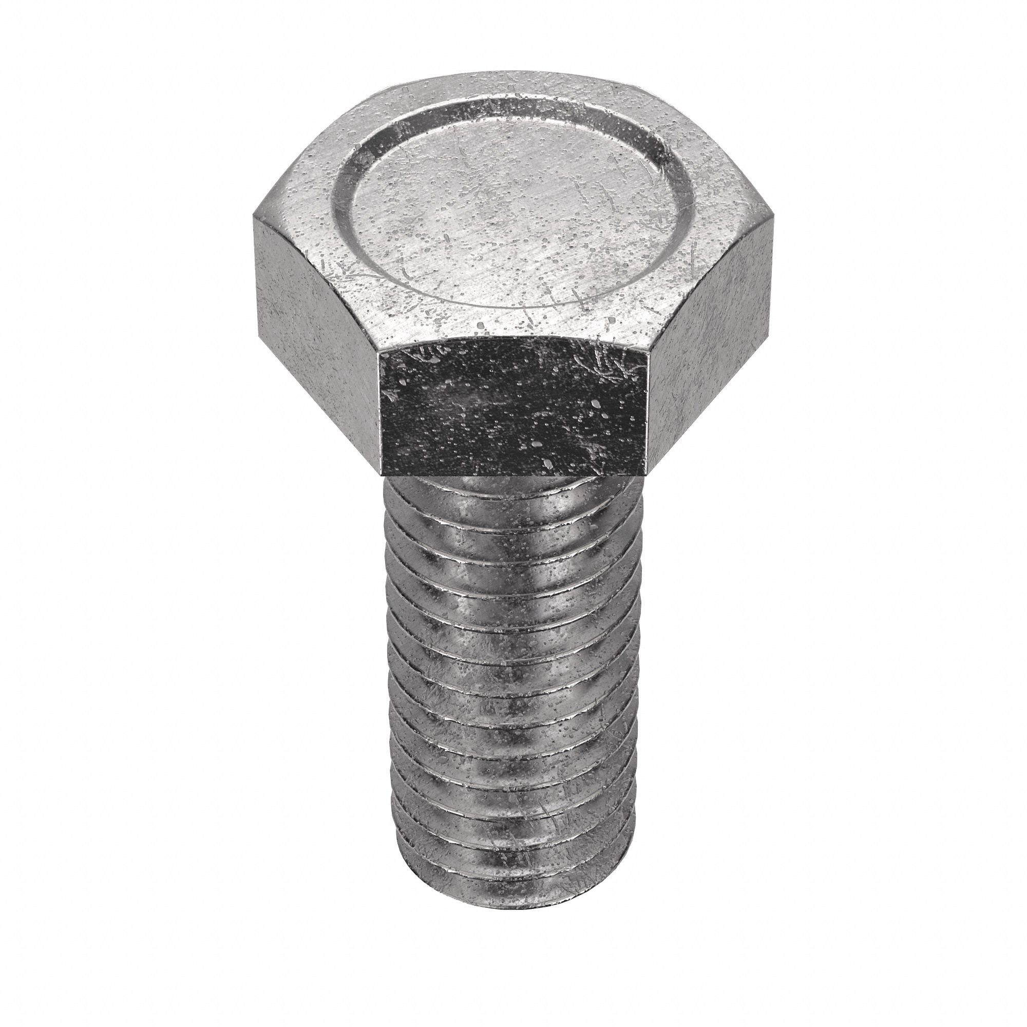 Machine Screw: #10-32 Thread Size, 1/2 in Lg, 18-8, Stainless Steel, Plain, Hex, 100 PK