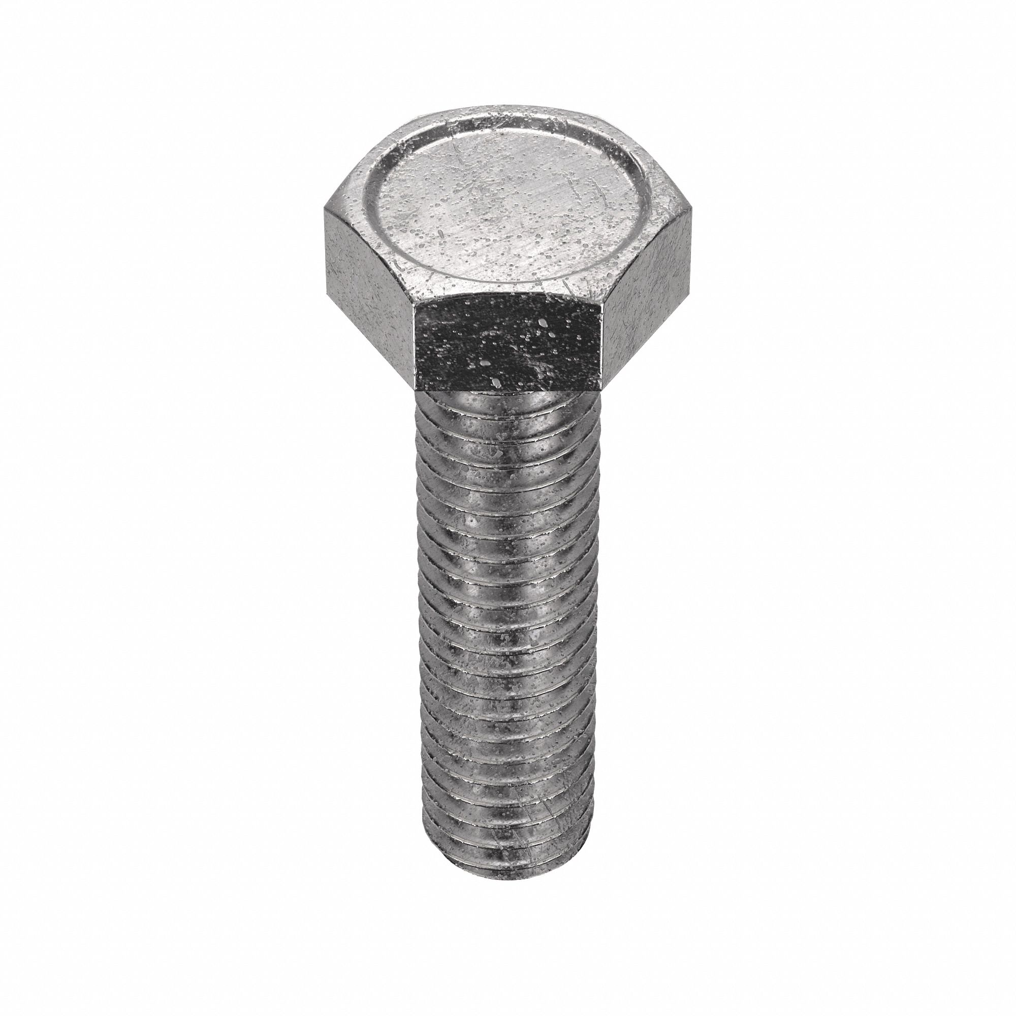 Machine Screw: #10-32 Thread Size, 3/4 in Lg, Stainless Steel, Plain, Hex, External Hex, 100 PK
