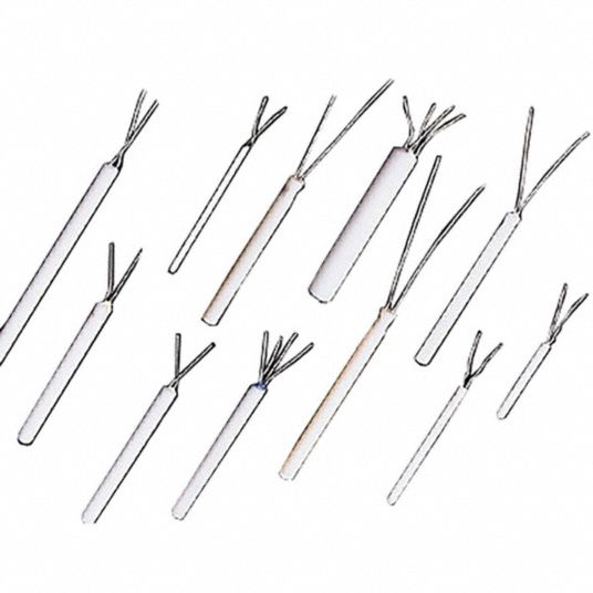 OMEGA, -330°F to 1,110°F /-200°C to 600°C, 8 mm Probe Lg, Long-Life ...