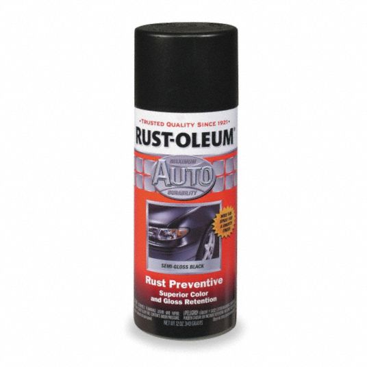 Auto Body Paint,Black,12 oz. Grainger