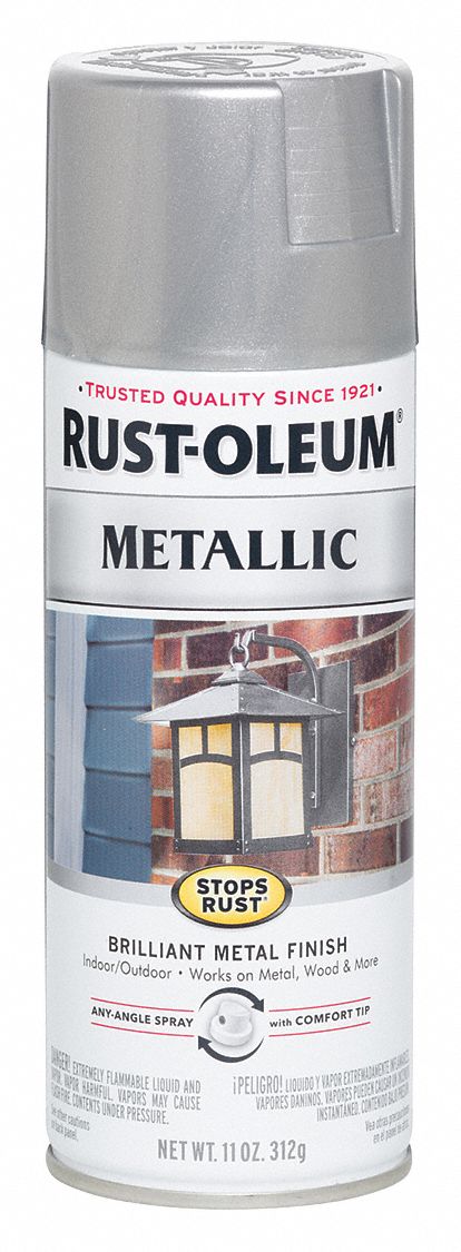 Rust-Oleum Metallic Silver Custom Automotive Paint - 11 oz