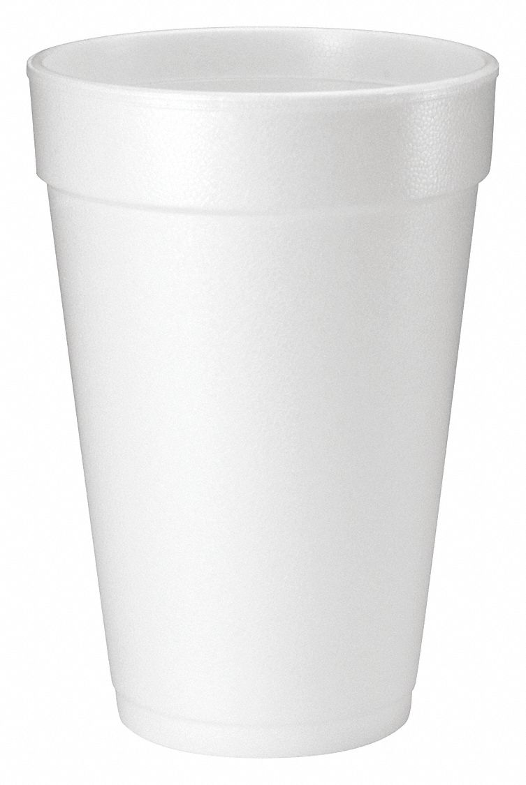 DART 16 oz Foam Disposable Cold/Hot Cup 