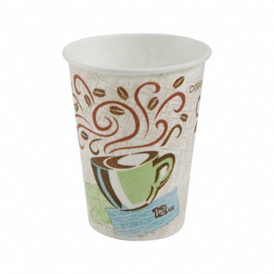 12 Oz White Paper Hot Cup