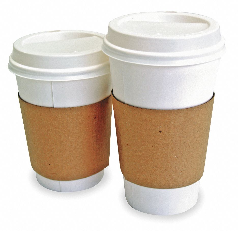 1PTV3 - Hot Cup Sleeve L Corrugated Pk1200