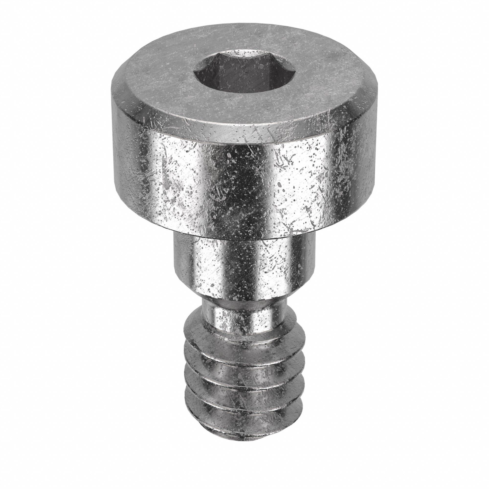 Shoulder Screw: Locking Precision, 6-32 Thr Size, 3/16 in Thr Lg, 1/8 in Shoulder Lg, Std, 5 PK