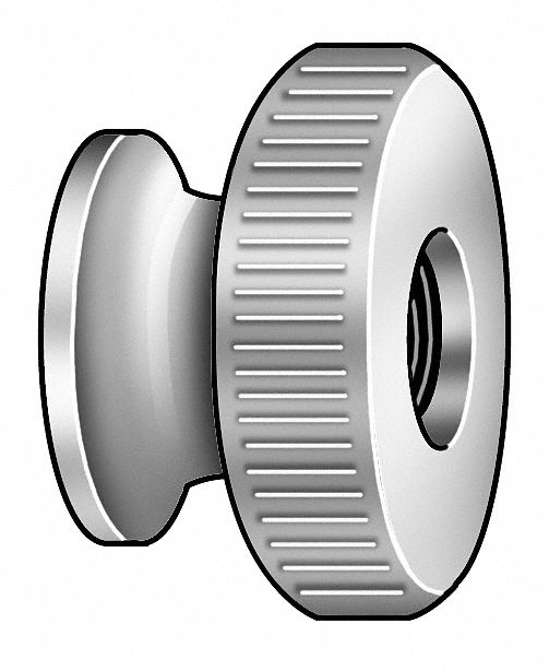 1PU65 - Thumb Nut #10-24 Gr 18-8 SS Passivtd PK5