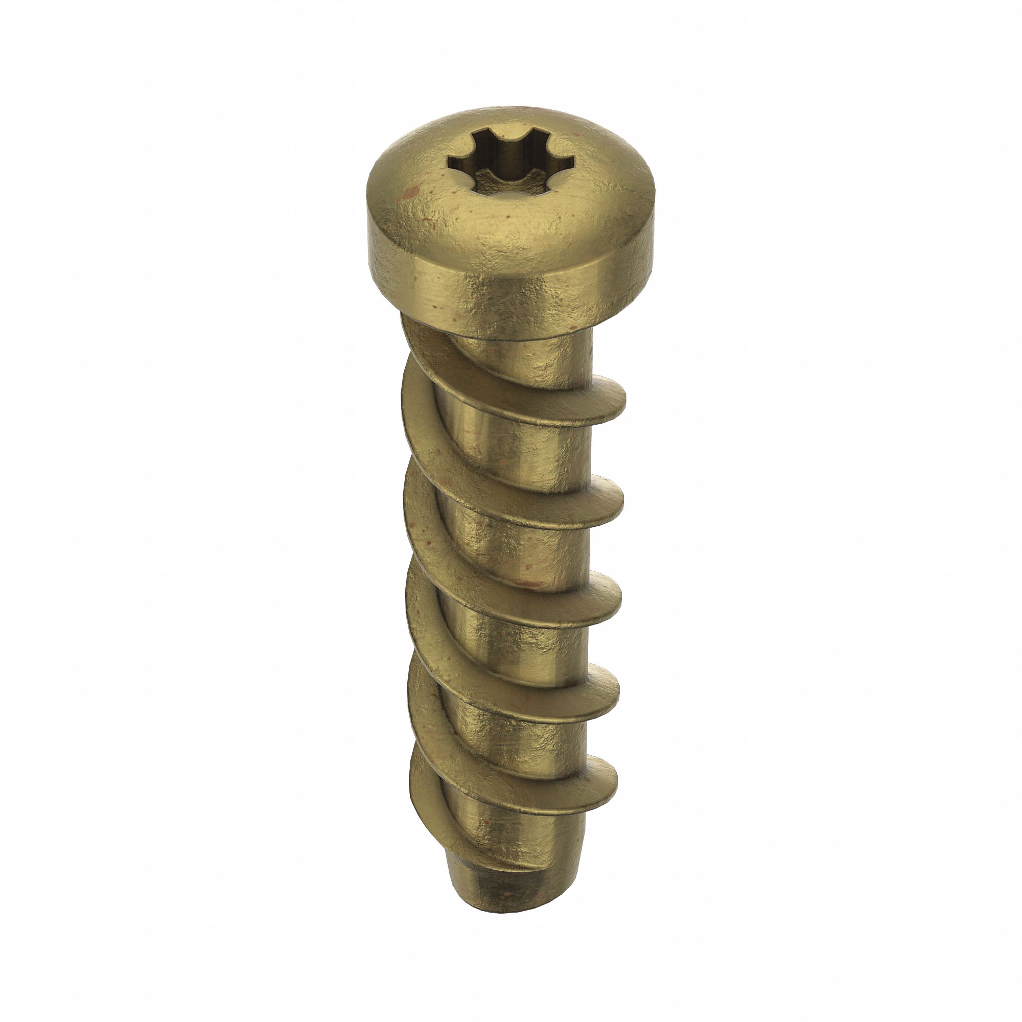Thread-Forming Screw: M2 Size, 12 mm Lg, Pan, Torx®/Star, Steel, Zinc-Plated, 25 PK
