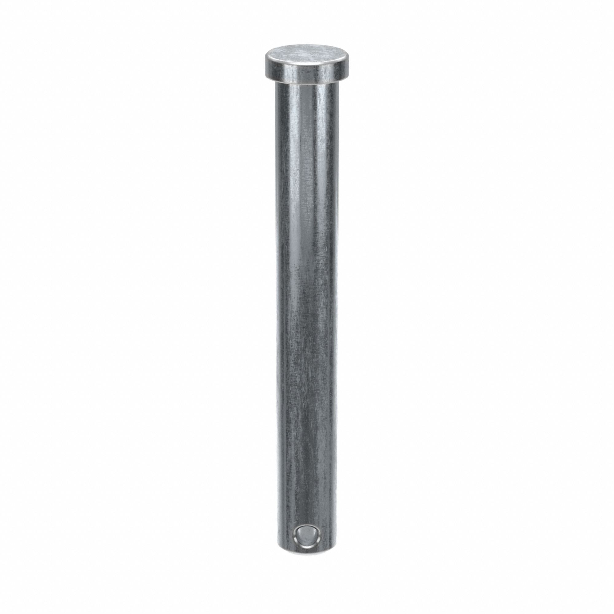 Clevis Pin, 3 1/2 in L 7/16in dia, PK10: Inch, 7/16 in Pin Dia, 3 1/2 in Shank Lg, Steel, 10 PK