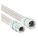 GAS CONNECTOR: ⅜ IN HOSE ID, 24 IN HOSE LG, 85,000 BTU CAPACITY, SILVER, FNPT X FNPT