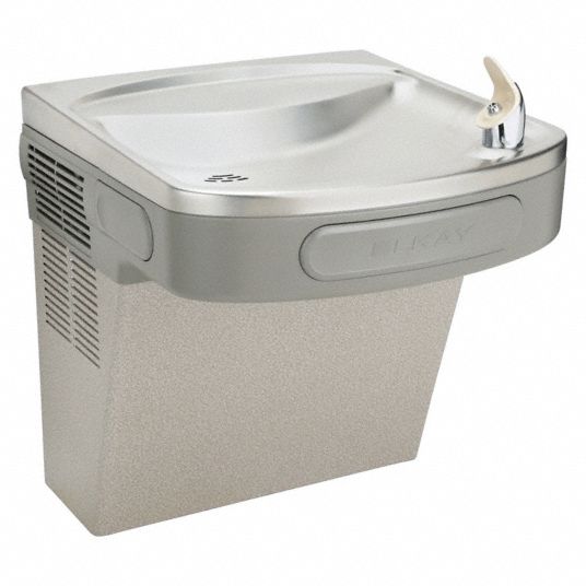 ELKAY, On-Wall, Refrigerated, Single Drinking Fountain - 1PX54