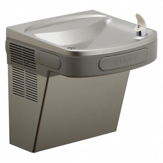 ELKAY Single Drinking Fountain OnWall, Refrigerated, 19 7/8 in Ht