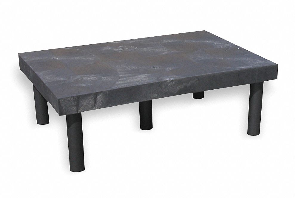 Dunnage Rack: Assembled, Snap-Together, 12 in x 24 in x 36 in, Polyethylene