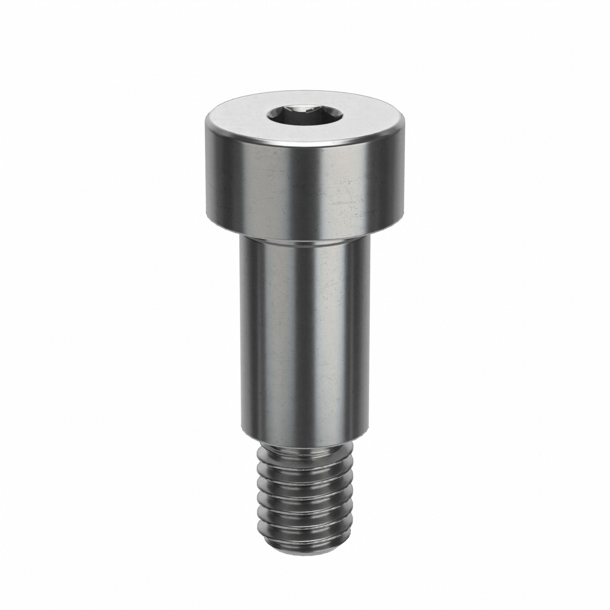 Shoulder Screw: Locking Precision, 10-32 Thr Size, 1/4 in Thr Lg, 3/8 in Shoulder Lg, Std, 5 PK