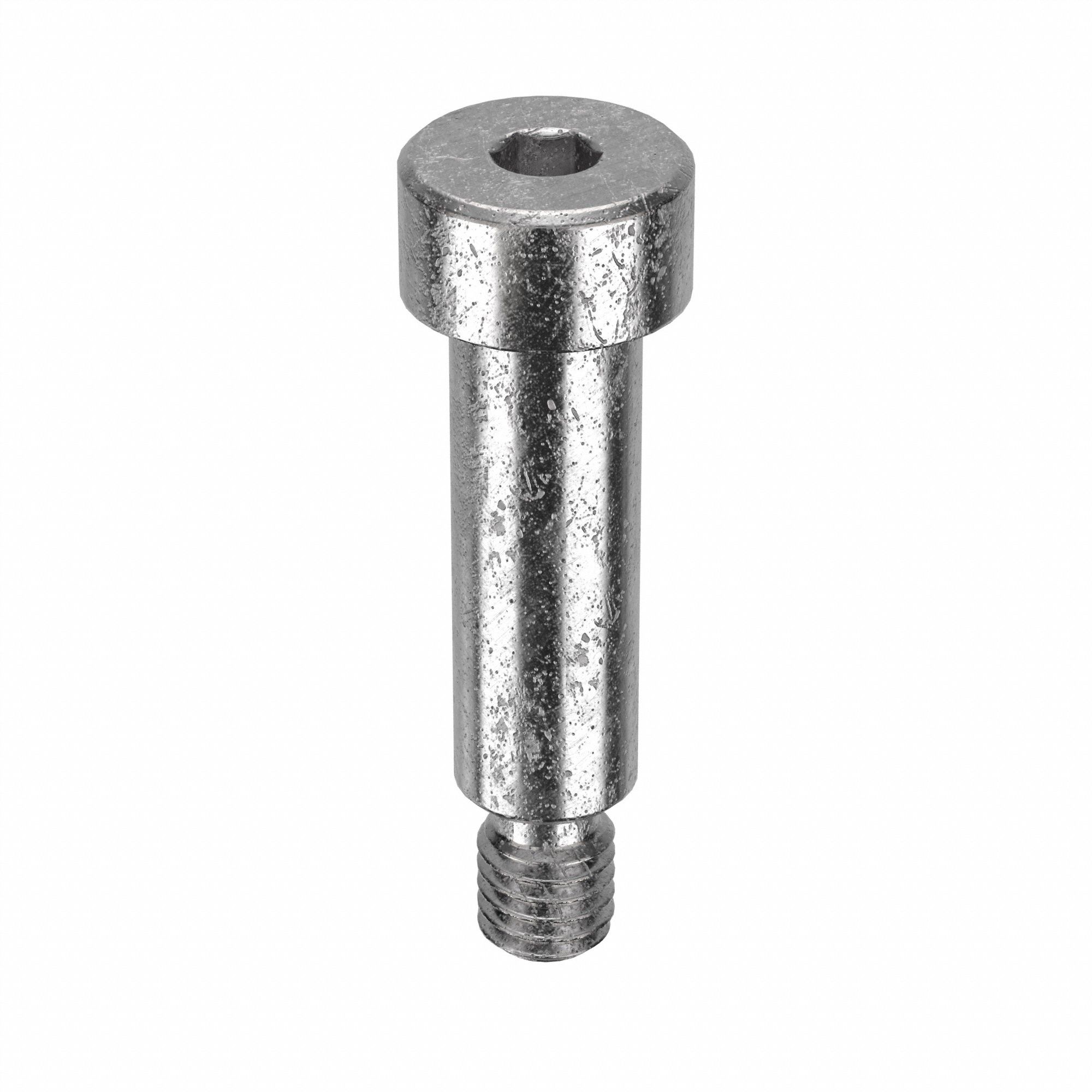 Shoulder Screw: Locking Precision, 10-32 Thr Size, 1/4 in Thr Lg, 3/4 in Shoulder Lg, Std, 5 PK