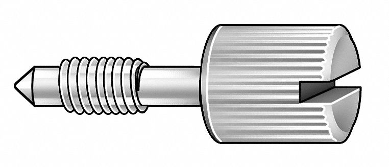 1RA56 - Panel Screw Knurl 1/4-20x3/4 L Pk5