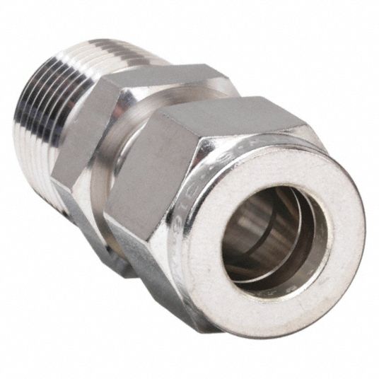 Parker - Compression Tube Connector: 1/16-27″ Thread, Compression