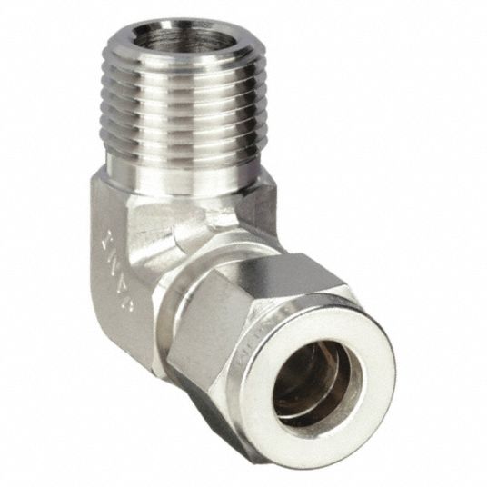 1/2 Tube X 1/2 MNPT Compression Fitting - 316 Stainless Steel