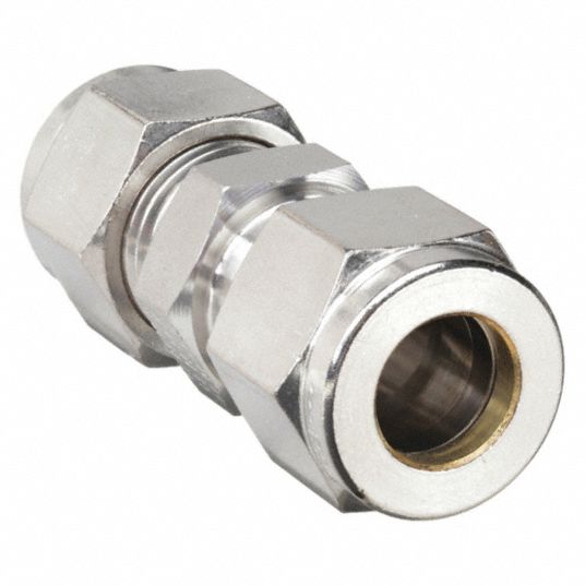 Parker A-Lok 8RU2-316 316 Stainless Steel Compression Tube Fitting,  Reducing Union, 1/2 Tube OD x 1/8 Tube OD: : Industrial &  Scientific