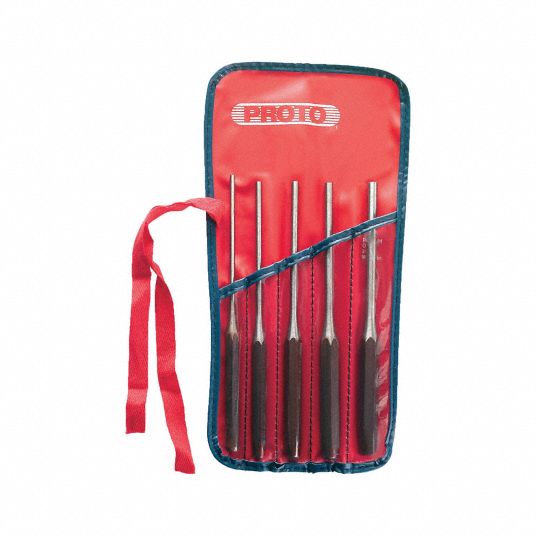 Punch Set - Small - (5/64, 3/32, 1/8, 9/64, 5/32, 11/64) - (8pc)